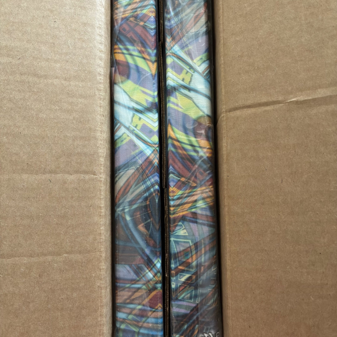 Patrick Zion canvas print securely protected inside the shipping box to prevent movement during transit.