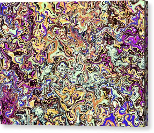 Cloud 9 – visionary abstract fractal print by Patrick Zion, mirrored edge version reflecting vibrant flowing geometry that evokes serenity and higher consciousness.