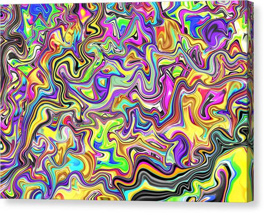 From the Streets – visionary fractal artwork by Patrick Zion, mirrored edge version blending street style and psychedelic flow into a hypnotic explosion of neon tones.