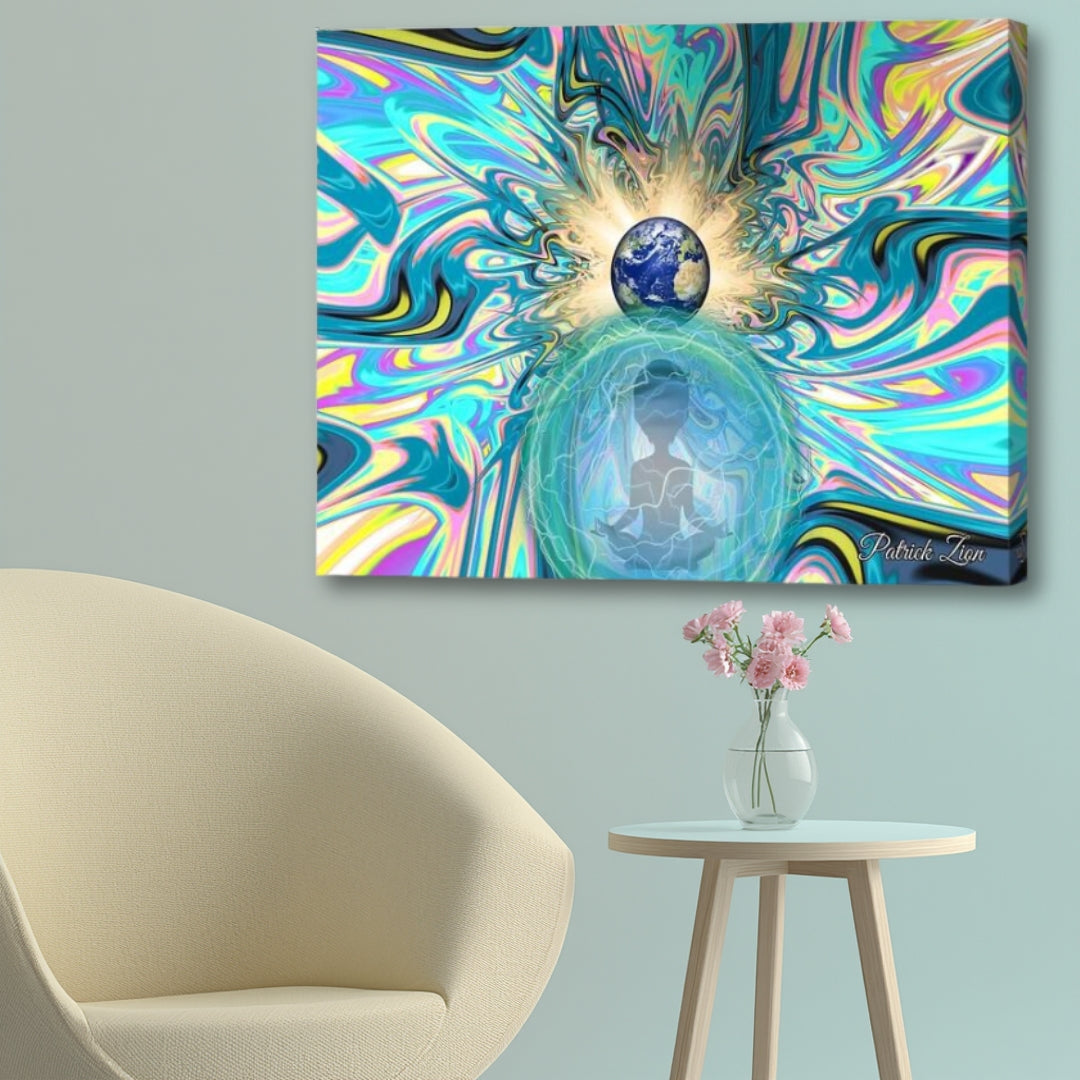 The Gods Among Us - Interdimensional Spiritual Fractal Wall Art