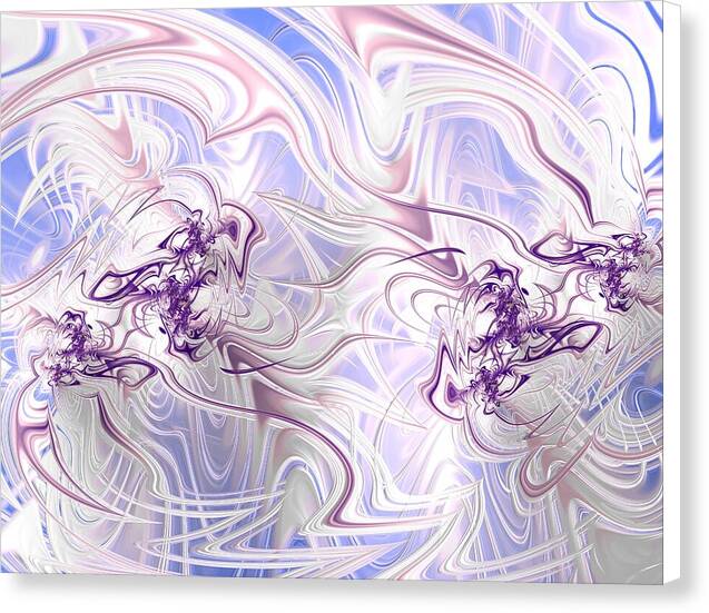 Velvet – soft pastel fractal wall art by Patrick Zion, white edge version blending light purples, pinks, and whites into a flowing meditative design evoking calm and elegance.